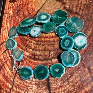 Iris and Lily sterling necklace